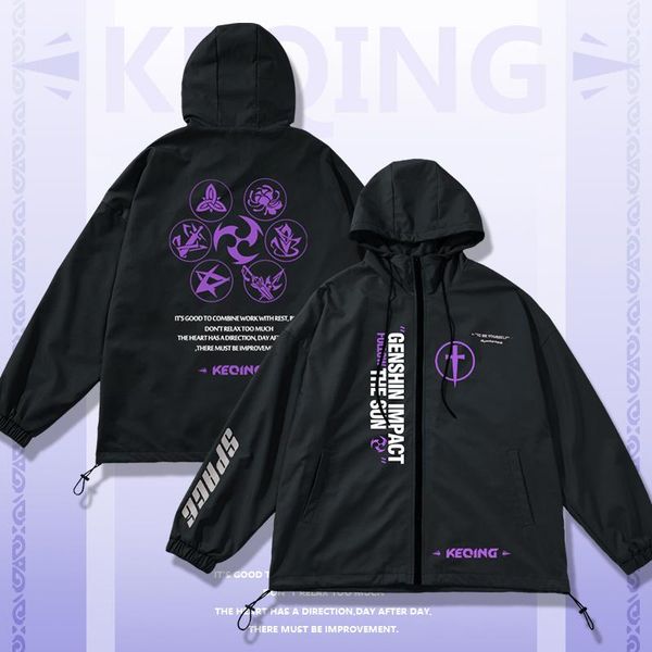 men's jackets keqing genshin impact cosplay costume long sleeve jacket coat fashion cool game clothes hoodie zipper hooded sweatshirt, Black;brown
men's jackets keqing genshin impact cosplay costume long sleeve jacket coat fashion cool game clothes hoodie zipper hooded sweatshirt, Black;brown