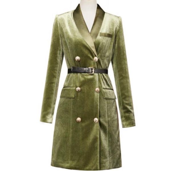 casual dresses autumn women style gold velvet notched collar slim double-breasted a-line dress mid-length retro british, Black;gray
casual dresses autumn women style gold velvet notched collar slim double-breasted a-line dress mid-length retro british, Black;gray