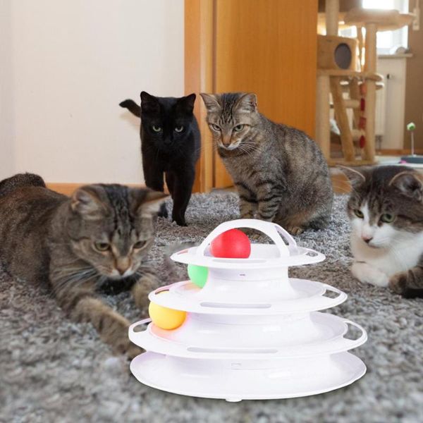 small animal supplies 4 levels tracks cat toys interactive moving balls tower track pet intelligence amusement triple disc tumbler
small animal supplies 4 levels tracks cat toys interactive moving balls tower track pet intelligence amusement triple disc tumbler