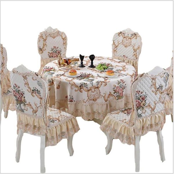 table cloth european-style and chair cover embroidery high-end household round high-quality fabric cushion
table cloth european-style and chair cover embroidery high-end household round high-quality fabric cushion
