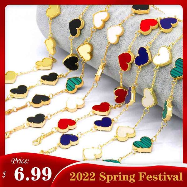 new sale fashion peach heart women bracelet party cute butterfly four leaf clover jewerly gift, Golden;silver
new sale fashion peach heart women bracelet party cute butterfly four leaf clover jewerly gift, Golden;silver
