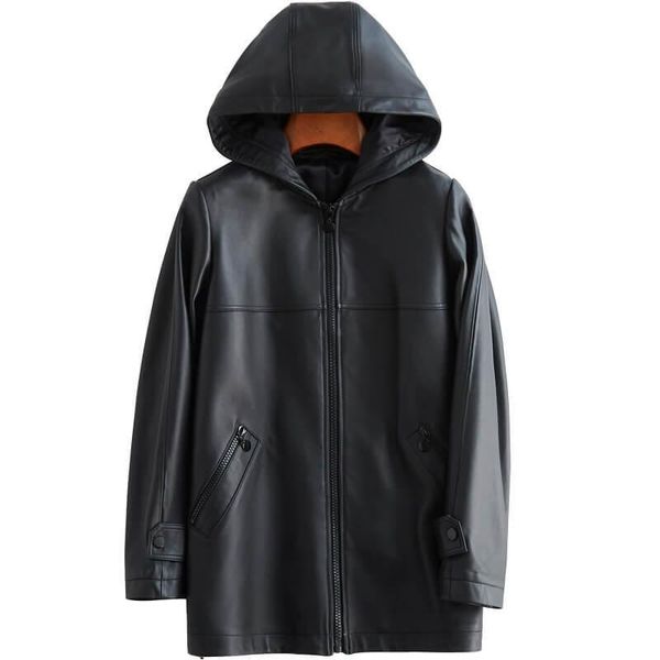 men's leather & faux 2021 season clothing loose coat woman long even hat genuine sheep skin, Black
men's leather & faux 2021 season clothing loose coat woman long even hat genuine sheep skin, Black