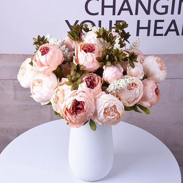 decorative flowers & wreaths 1 bunch gorgeous artificial peony vintage autumn simulation bouquet for wedding party office home decoration
decorative flowers & wreaths 1 bunch gorgeous artificial peony vintage autumn simulation bouquet for wedding party office home decoration