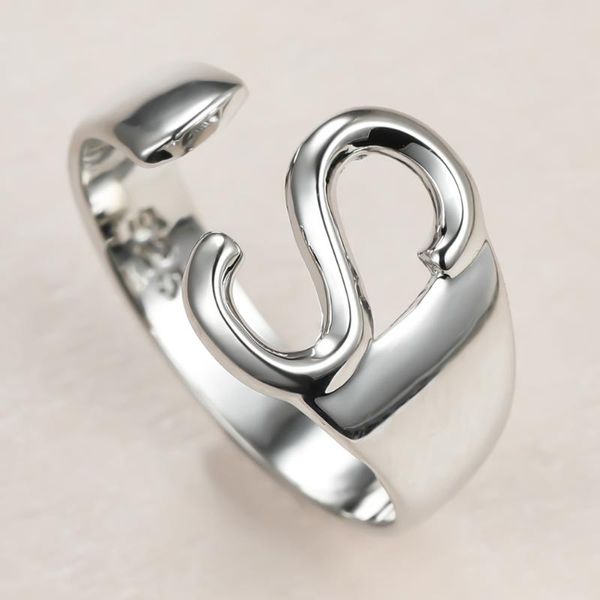 Simple Male Female Metal Letter S Ring Charm Silver Color Big Wedding Rings For Women Men Dainty Bride Open Engagement, Slivery;golden
Simple Male Female Metal Letter S Ring Charm Silver Color Big Wedding Rings For Women Men Dainty Bride Open Engagement, Slivery;golden