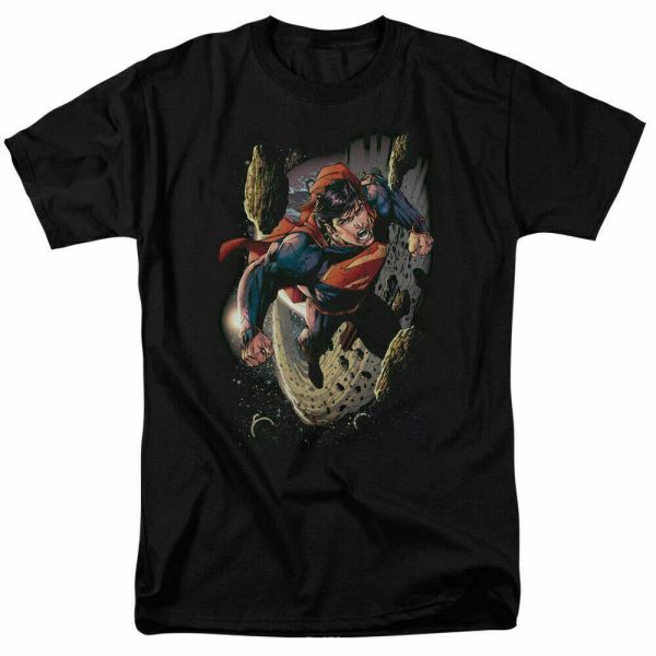 superman orbit t shirt licensed comic book movie tee black, White;black