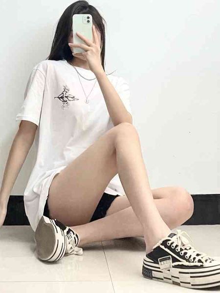 off spring street 2021 t-shirt and summer new ow spirit series men's women's short sleeve t-shirts, White;black
off spring street 2021 t-shirt and summer new ow spirit series men's women's short sleeve t-shirts, White;black