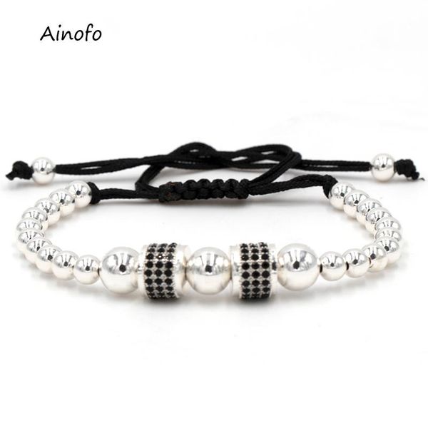charm bracelets ainofo men's round copper bangles men gold beaded luxury micro zircon braiding jerwery bracelet, Golden;silver
charm bracelets ainofo men's round copper bangles men gold beaded luxury micro zircon braiding jerwery bracelet, Golden;silver