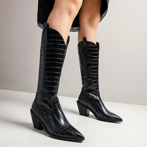 boots fashion knee high women shoes 2021 autumn winter women's comfortable long ladies large size 43, Black
boots fashion knee high women shoes 2021 autumn winter women's comfortable long ladies large size 43, Black