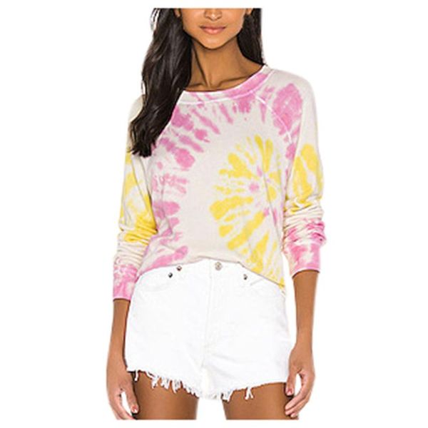 40#ladies tie-dye print gradient paisley loose blouse color long sleeve autumn comfortable elegant pullover o-neck shirts women's blous, White
40#ladies tie-dye print gradient paisley loose blouse color long sleeve autumn comfortable elegant pullover o-neck shirts women's blous, White