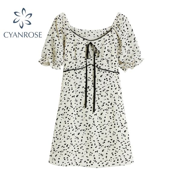 frence short puff sleeve black print dress women retro square collar lacing up patchwork holiday mini dresses female 210430, Black;gray
frence short puff sleeve black print dress women retro square collar lacing up patchwork holiday mini dresses female 210430, Black;gray