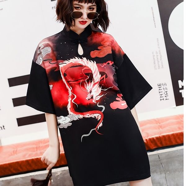 cheongsam chinese dress qipao oriental dress gothic clothes woman japanese style summer dress 2021 robe t shirt femme 10106, Red
cheongsam chinese dress qipao oriental dress gothic clothes woman japanese style summer dress 2021 robe t shirt femme 10106, Red
