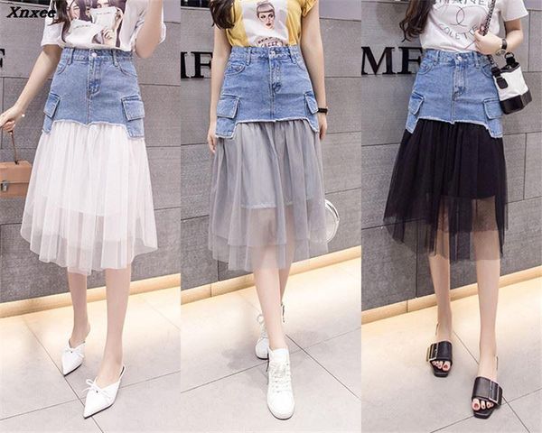 skirts 3 colors 2021 women jeans mesh patchwork denim womens pocket for female a-line skirt xnxee, Black
skirts 3 colors 2021 women jeans mesh patchwork denim womens pocket for female a-line skirt xnxee, Black