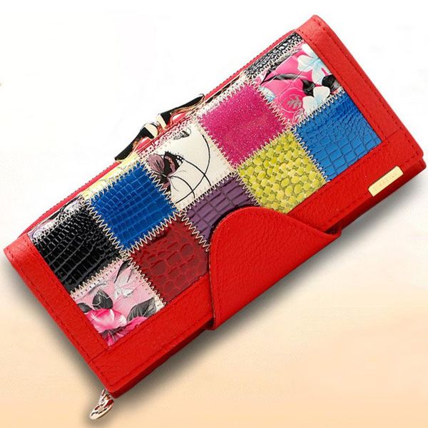 wallets fashion women 3 fold genuine leather wallet patchwork hasp coin pocket clutch purse ladies caltch carteira feminina, Red;black
wallets fashion women 3 fold genuine leather wallet patchwork hasp coin pocket clutch purse ladies caltch carteira feminina, Red;black