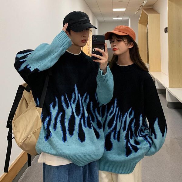 men's sweaters sweater hip hop streetwear men youthful jumpers vintage knitted harajuku fashion oversize pullover mens couple, White;black
men's sweaters sweater hip hop streetwear men youthful jumpers vintage knitted harajuku fashion oversize pullover mens couple, White;black