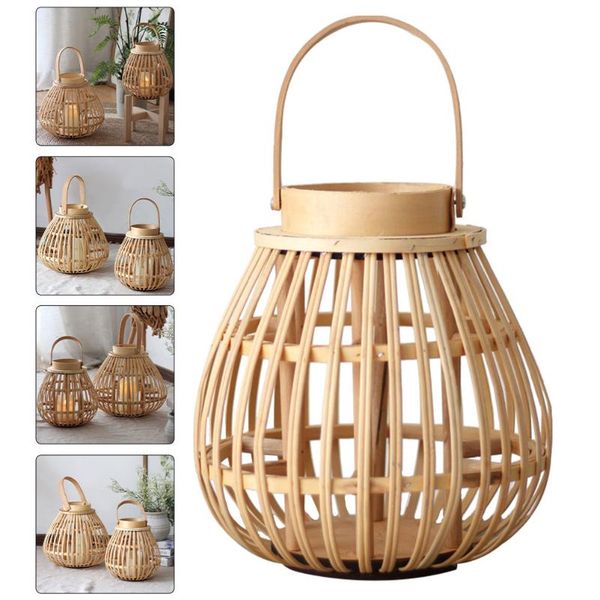 candle holders 1pc hanging lantern bamboo woven candlestick decorative candleholder (beige)
candle holders 1pc hanging lantern bamboo woven candlestick decorative candleholder (beige)