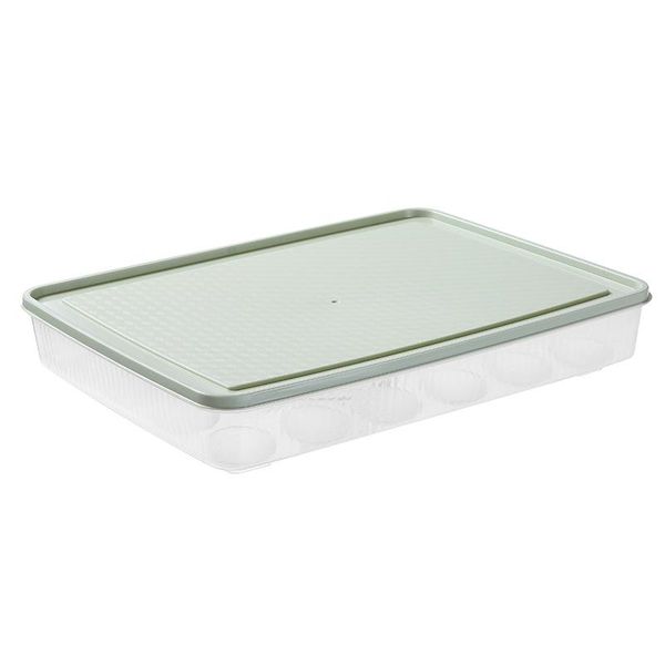 storage bottles & jars 24 grids egg holder handy plastic tray box container organizer with lid for kitchen fridge
storage bottles & jars 24 grids egg holder handy plastic tray box container organizer with lid for kitchen fridge