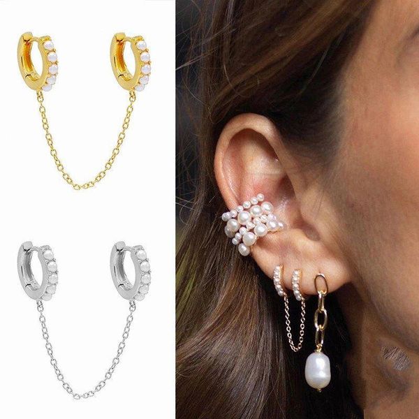 jazaz punk hollow real 925 sterling silver fashion pave pearl cuban link chain tassel stud earrings for women diy jewelry hoop & huggie, Golden;silver
jazaz punk hollow real 925 sterling silver fashion pave pearl cuban link chain tassel stud earrings for women diy jewelry hoop & huggie, Golden;silver