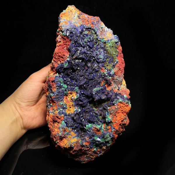 2944g a7-2sun natural malachite and azurite mineral crystal specimen home decoration from laos decorative objects & figurines
2944g a7-2sun natural malachite and azurite mineral crystal specimen home decoration from laos decorative objects & figurines
