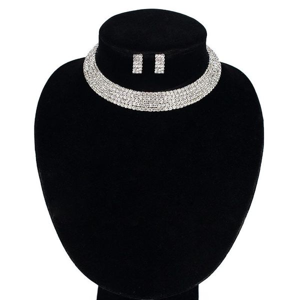 earrings & necklace crystal rhinestone fashion jewelry sets party wedding accessories collar 2021 for women n177, Silver
earrings & necklace crystal rhinestone fashion jewelry sets party wedding accessories collar 2021 for women n177, Silver