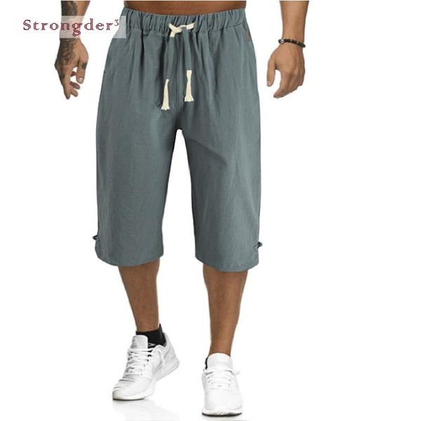 men fashion solid linen bandage pants pockets male casual calf-length trousers outdoor hiking fishing cargo shorts plus size #4 gym clothing, White;black
men fashion solid linen bandage pants pockets male casual calf-length trousers outdoor hiking fishing cargo shorts plus size #4 gym clothing, White;black