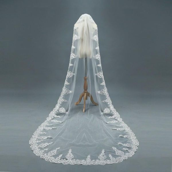 bridal veils 2021 classic cathedral single layer full lace elegant wedding veil with comb, Black
bridal veils 2021 classic cathedral single layer full lace elegant wedding veil with comb, Black