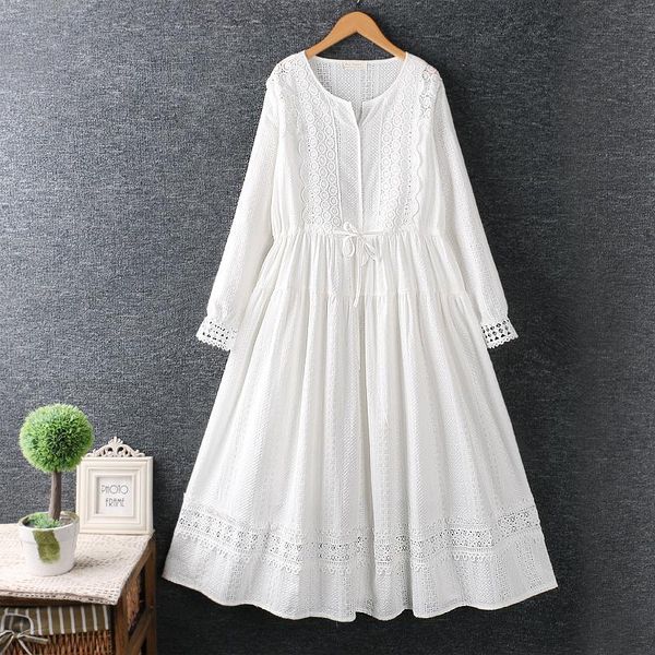 casual dresses spring 2021 fashion women dress hollow embroidery cotton loose drawstring waist long sleeve fairy, Black;gray
casual dresses spring 2021 fashion women dress hollow embroidery cotton loose drawstring waist long sleeve fairy, Black;gray