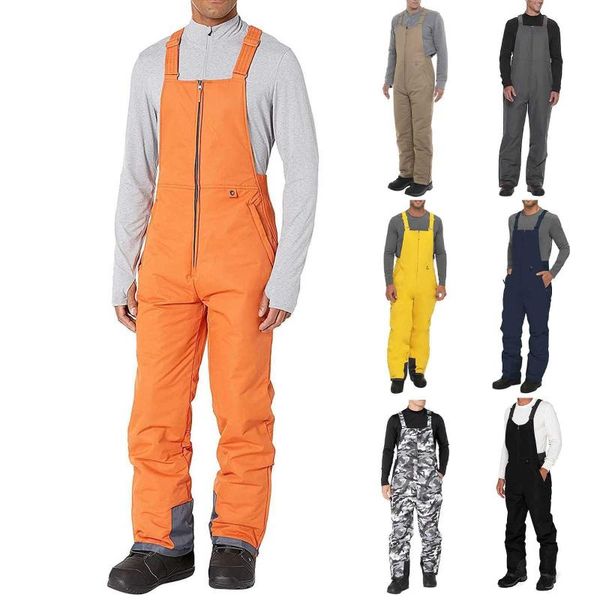 men's pants men ski outdoor sport waterproof suspenders trousers overalls windproof winter snow snowboard leg, Black
men's pants men ski outdoor sport waterproof suspenders trousers overalls windproof winter snow snowboard leg, Black