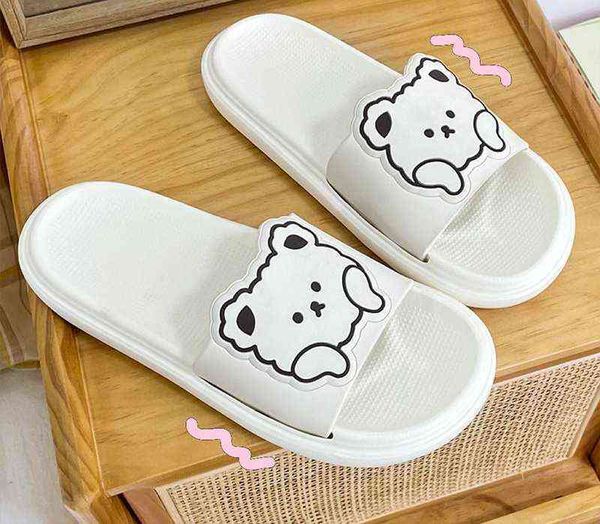 women men new trend 2022 summer indoor platform home beach slippers bear house soft flat ladies sandals bathroom anti-slip shoes y220214, Black
women men new trend 2022 summer indoor platform home beach slippers bear house soft flat ladies sandals bathroom anti-slip shoes y220214, Black