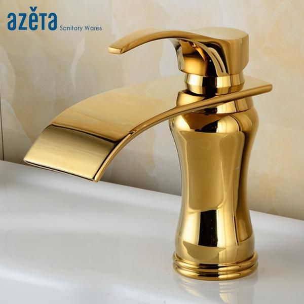 bathroom sink faucets modern luxury waterfall basin tap brass gold plated single hole deck mounted wash faucet at3316g
bathroom sink faucets modern luxury waterfall basin tap brass gold plated single hole deck mounted wash faucet at3316g