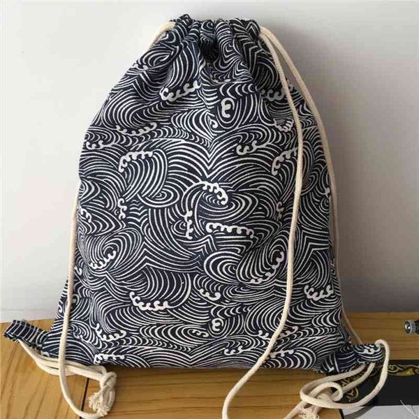 yile cotton linen drawstring travel backpack shoes sorted bag student book wave 1013 3
yile cotton linen drawstring travel backpack shoes sorted bag student book wave 1013 3