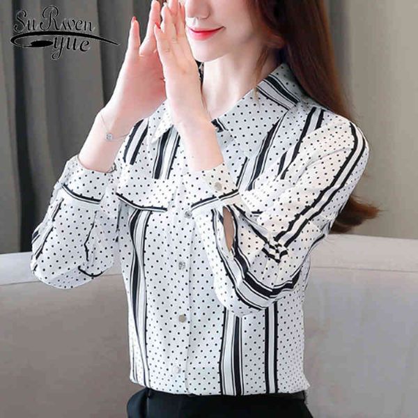 fashion black plus size striped shirt women elegant ol long sleeve cardigan polka dot blouse blusas mujer 6625 50 210521, White
fashion black plus size striped shirt women elegant ol long sleeve cardigan polka dot blouse blusas mujer 6625 50 210521, White