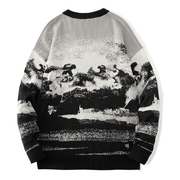 2021 new autumn winter casual sweater men loose harajuku style round neck long sleeve mens fashion pullovers trendy sweaters, White;black
2021 new autumn winter casual sweater men loose harajuku style round neck long sleeve mens fashion pullovers trendy sweaters, White;black