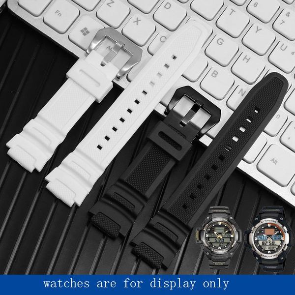 watch bands silicone band 18mm black white strap with pin buckle for sgw-300h/sgw-400h men's resin waterproof rubber, Black;brown
watch bands silicone band 18mm black white strap with pin buckle for sgw-300h/sgw-400h men's resin waterproof rubber, Black;brown