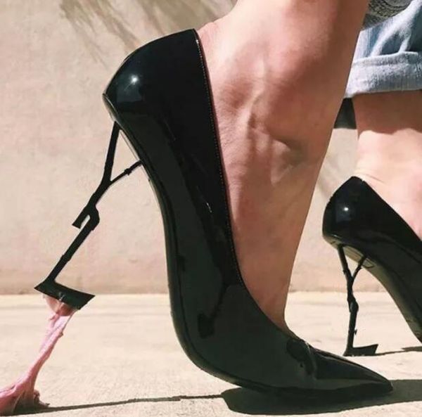 black patent leather y style classics brand 8-10cm genuine high heel sandals letter women wedding shoes 35-43 dress
black patent leather y style classics brand 8-10cm genuine high heel sandals letter women wedding shoes 35-43 dress