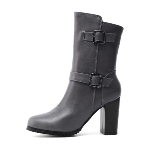 boots zalavor office lady mid calf winter fashion zipper warm fur short casual square heel shoes women size 34-43 sxpe, Black
boots zalavor office lady mid calf winter fashion zipper warm fur short casual square heel shoes women size 34-43 sxpe, Black