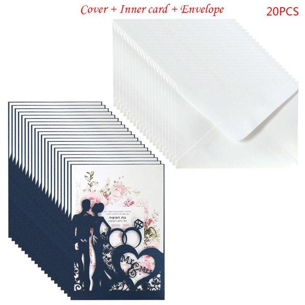 20pcs/set wedding invitations card invite envelopes kit bridal shower engagement party plies greeting cards
20pcs/set wedding invitations card invite envelopes kit bridal shower engagement party plies greeting cards