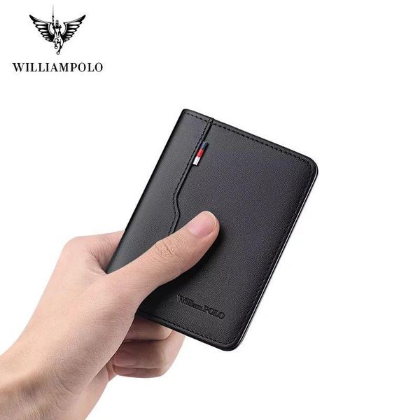 wallets williampolo men thin genuine leather wallet casual handbag design two-fold brand slim full grain, Red;black
wallets williampolo men thin genuine leather wallet casual handbag design two-fold brand slim full grain, Red;black