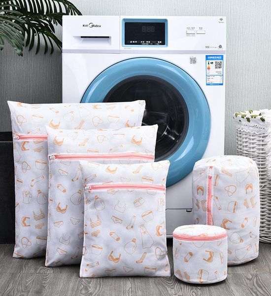 laundry bags 5 sizes exquisite printed bag fine mesh underwear washing travel portable clothing bra organizer basket
laundry bags 5 sizes exquisite printed bag fine mesh underwear washing travel portable clothing bra organizer basket