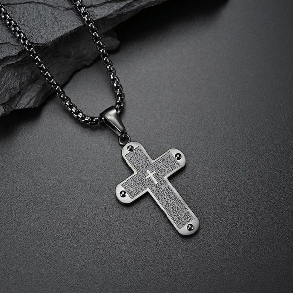 pendant necklaces european and american style simple stainless steel titanium plated 18k gold cross couple necklace, Silver
pendant necklaces european and american style simple stainless steel titanium plated 18k gold cross couple necklace, Silver