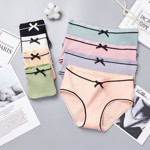 women's medium waist underwear thread cotton comfortable girl fashion breathable pure color breech briefs, Black;pink
women's medium waist underwear thread cotton comfortable girl fashion breathable pure color breech briefs, Black;pink