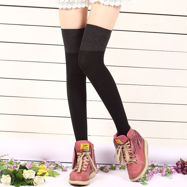 spring and autumn cotton knee thigh korean version high tube flat solid color women' socks taobao, Red;black
spring and autumn cotton knee thigh korean version high tube flat solid color women' socks taobao, Red;black