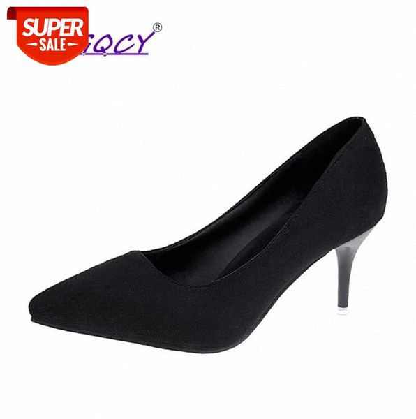 Suede High Heels Office pumps women shoes 2019 Spring Autumn Fashion Shallow Pointed Thin female #BV6e, Black
Suede High Heels Office pumps women shoes 2019 Spring Autumn Fashion Shallow Pointed Thin female #BV6e, Black
