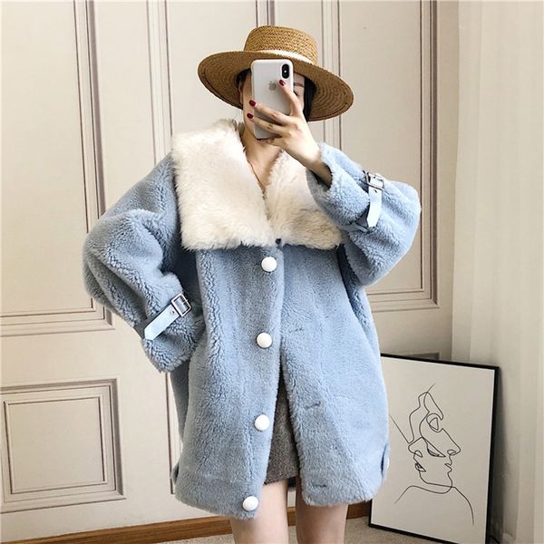 women's trench coats 2021 korean women's winter wool jacket large leather collar loose length medium unique breasted a, Tan;black
women's trench coats 2021 korean women's winter wool jacket large leather collar loose length medium unique breasted a, Tan;black