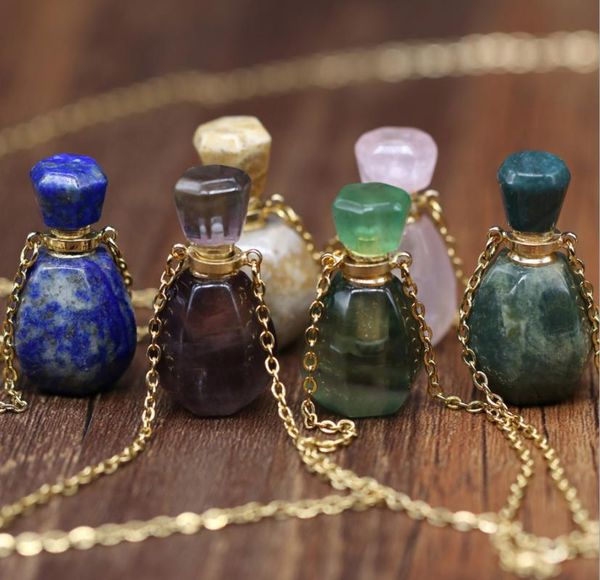 pendant necklaces 5pcs/lot 60cm exquisite natural stone necklace perfume bottle charms for elegant women love romantic gift, Silver
pendant necklaces 5pcs/lot 60cm exquisite natural stone necklace perfume bottle charms for elegant women love romantic gift, Silver