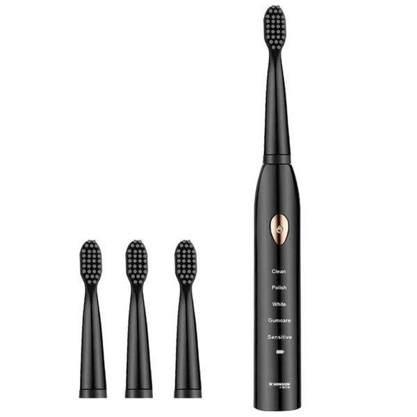 rechargeable ultrasonic toothbrush with 4 brush heads electric waterproof oral tooth cleaning care for adults smart
rechargeable ultrasonic toothbrush with 4 brush heads electric waterproof oral tooth cleaning care for adults smart