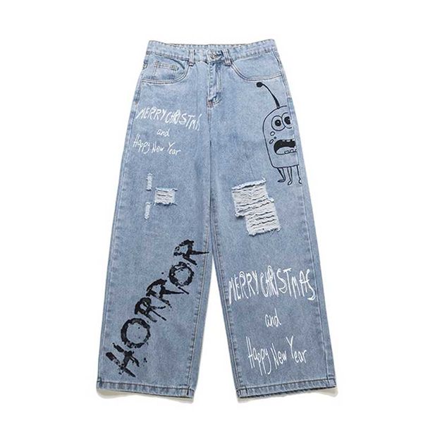 indie women's pants graffiti printing washed jeans woman high waist trouser y2k streetwear blue retro baggy boyfriend
indie women's pants graffiti printing washed jeans woman high waist trouser y2k streetwear blue retro baggy boyfriend