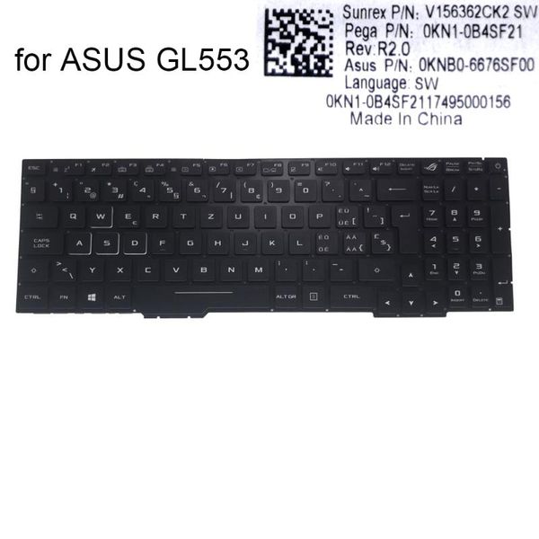 swiss backlit lapkeyboard for asus rog strix gl553 gl553vd gl553vw gl553ve zx53 sw gaming notebook keyboards 0knb0 6676sf00 replacement
swiss backlit lapkeyboard for asus rog strix gl553 gl553vd gl553vw gl553ve zx53 sw gaming notebook keyboards 0knb0 6676sf00 replacement