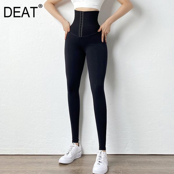 solid color full length sports style yoga pants tights women high waist button fly trouers spring and summer gx855 210421, Black;white
solid color full length sports style yoga pants tights women high waist button fly trouers spring and summer gx855 210421, Black;white