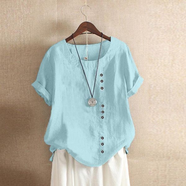 women's t-shirt womens loose button t-shirts cotton and linen short-sleeveddaily o-neck boho tanic available in multiple colors t7, White
women's t-shirt womens loose button t-shirts cotton and linen short-sleeveddaily o-neck boho tanic available in multiple colors t7, White
