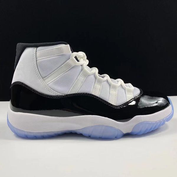 45 concord jumpman 11 basketball shoes real carbon fiber white black 11s fashion designer sneakers outdoor trainers come with box
45 concord jumpman 11 basketball shoes real carbon fiber white black 11s fashion designer sneakers outdoor trainers come with box